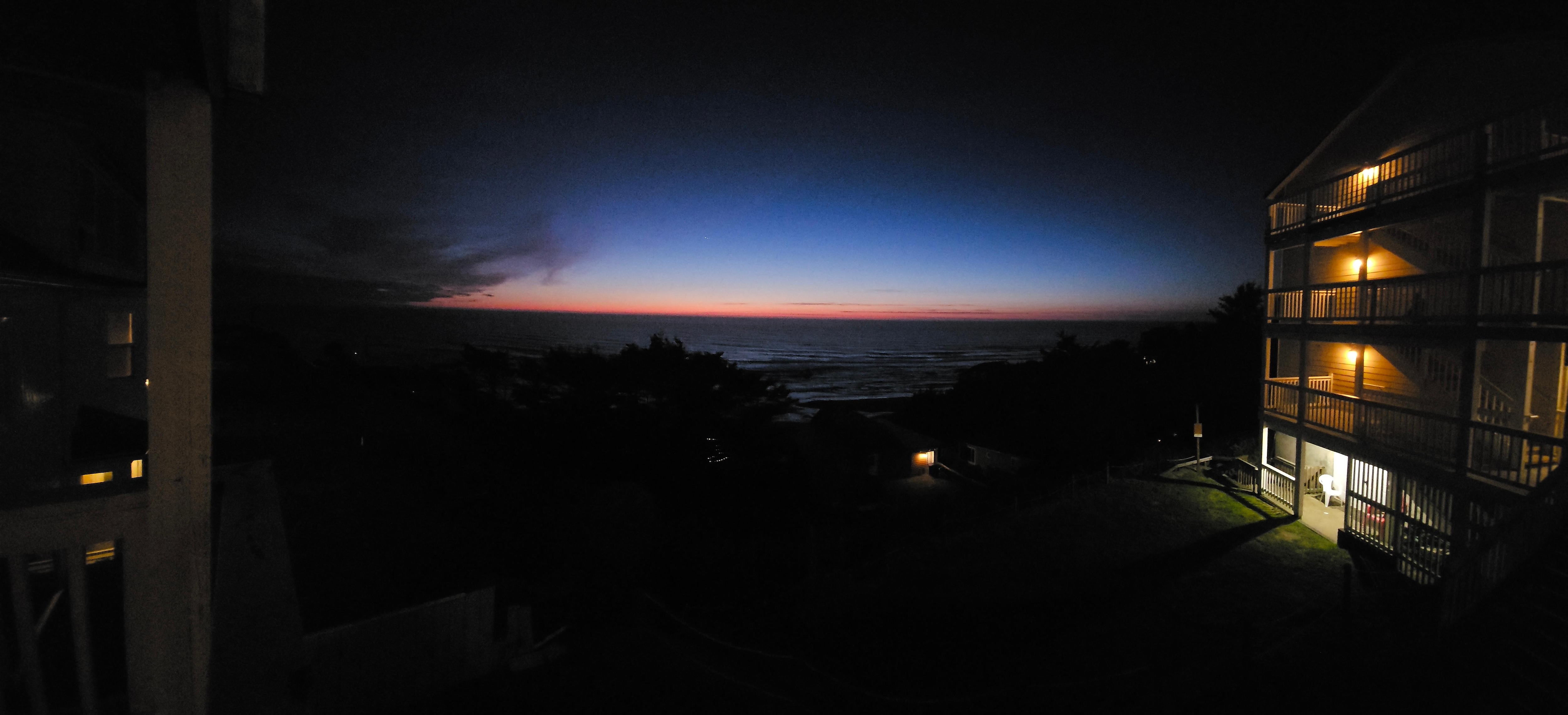 View from deck