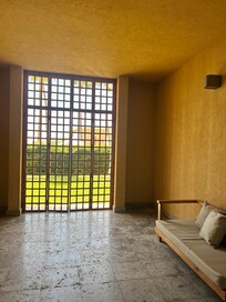 private outdoor seating area