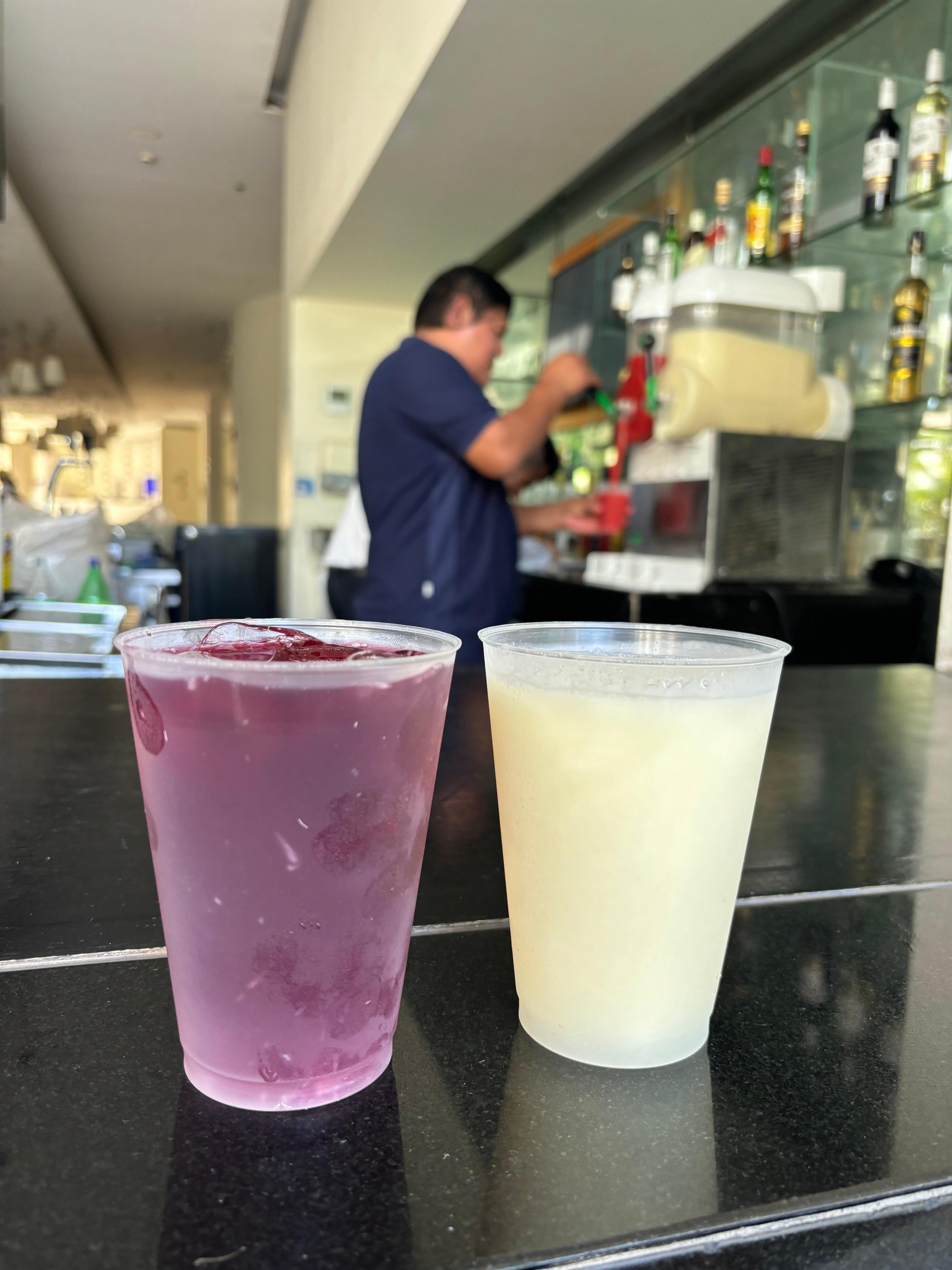 Sangria and Piña Colada.