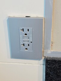 Bathroom outlet.