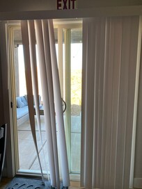 Plastic curtain front door