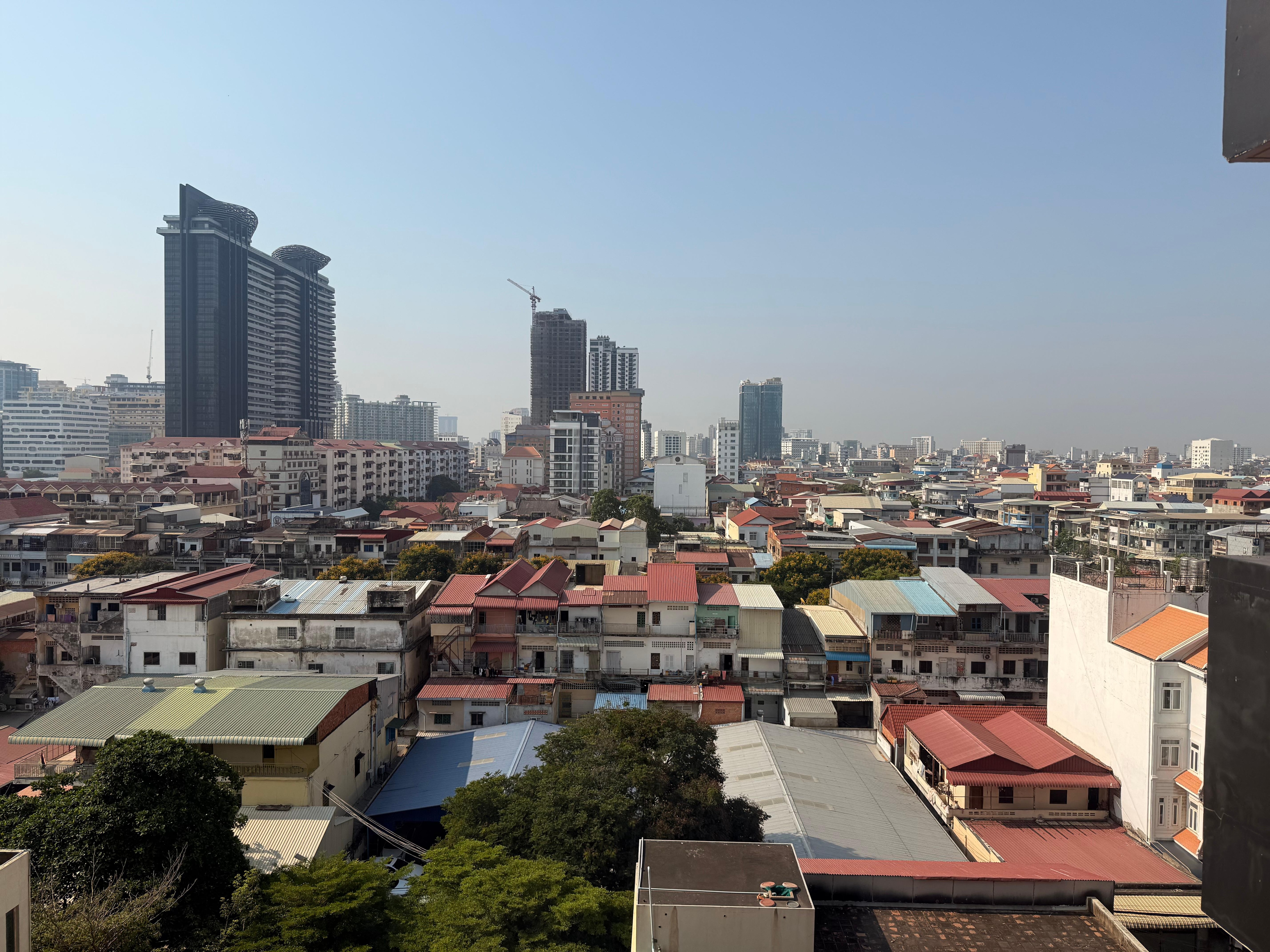 Vista lateral desde el balcón 