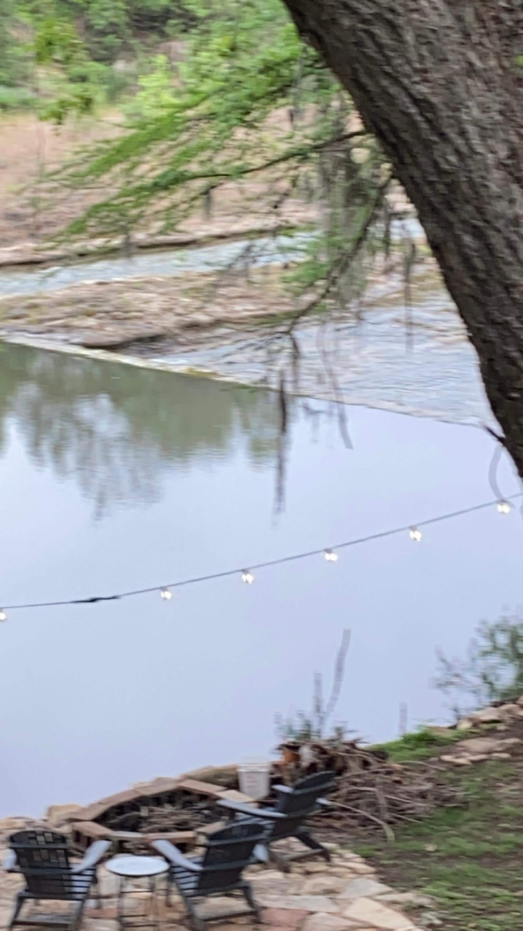 The Chute and water we swim, float, or fish  