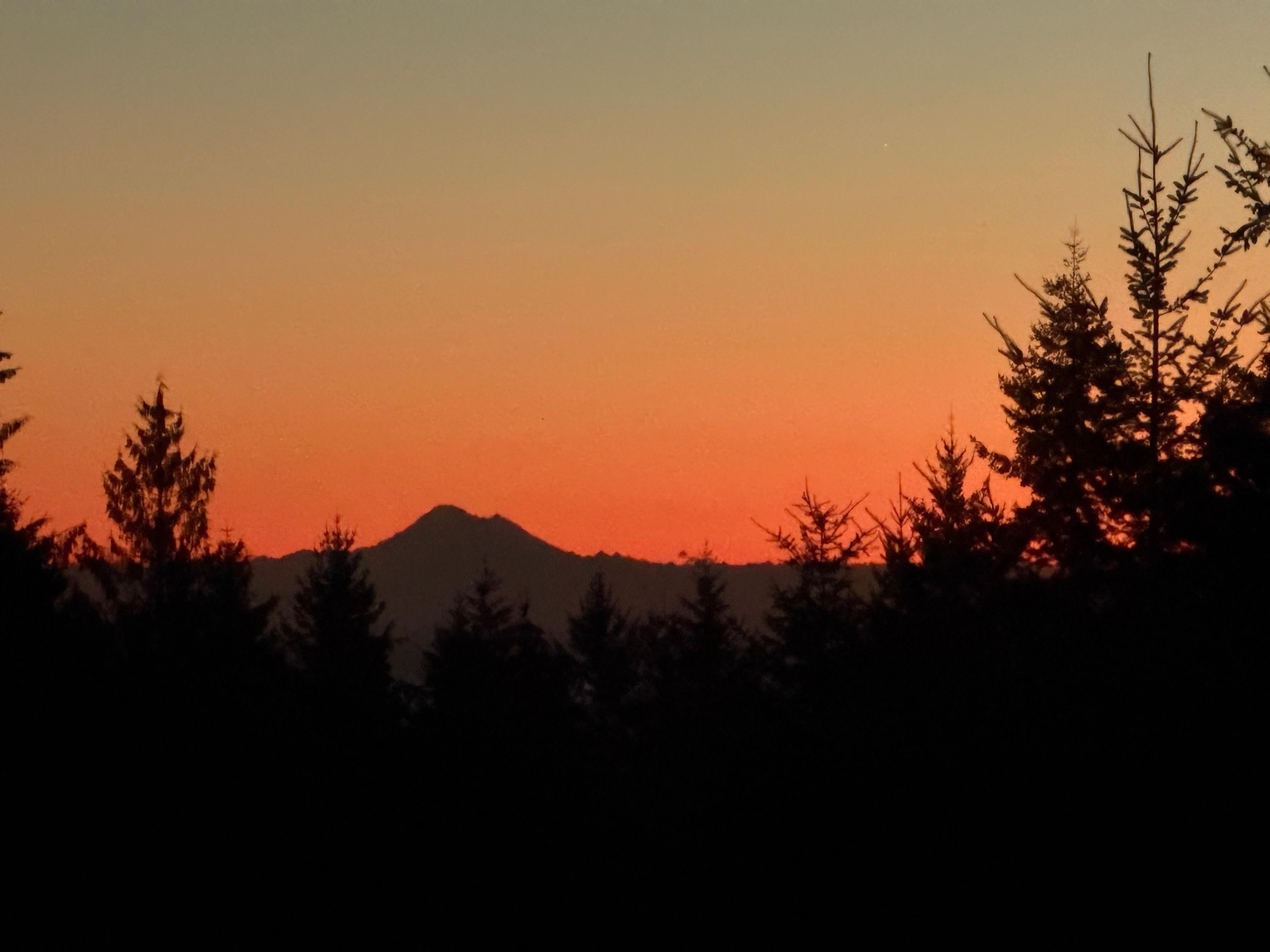 Sunrise view from the great room