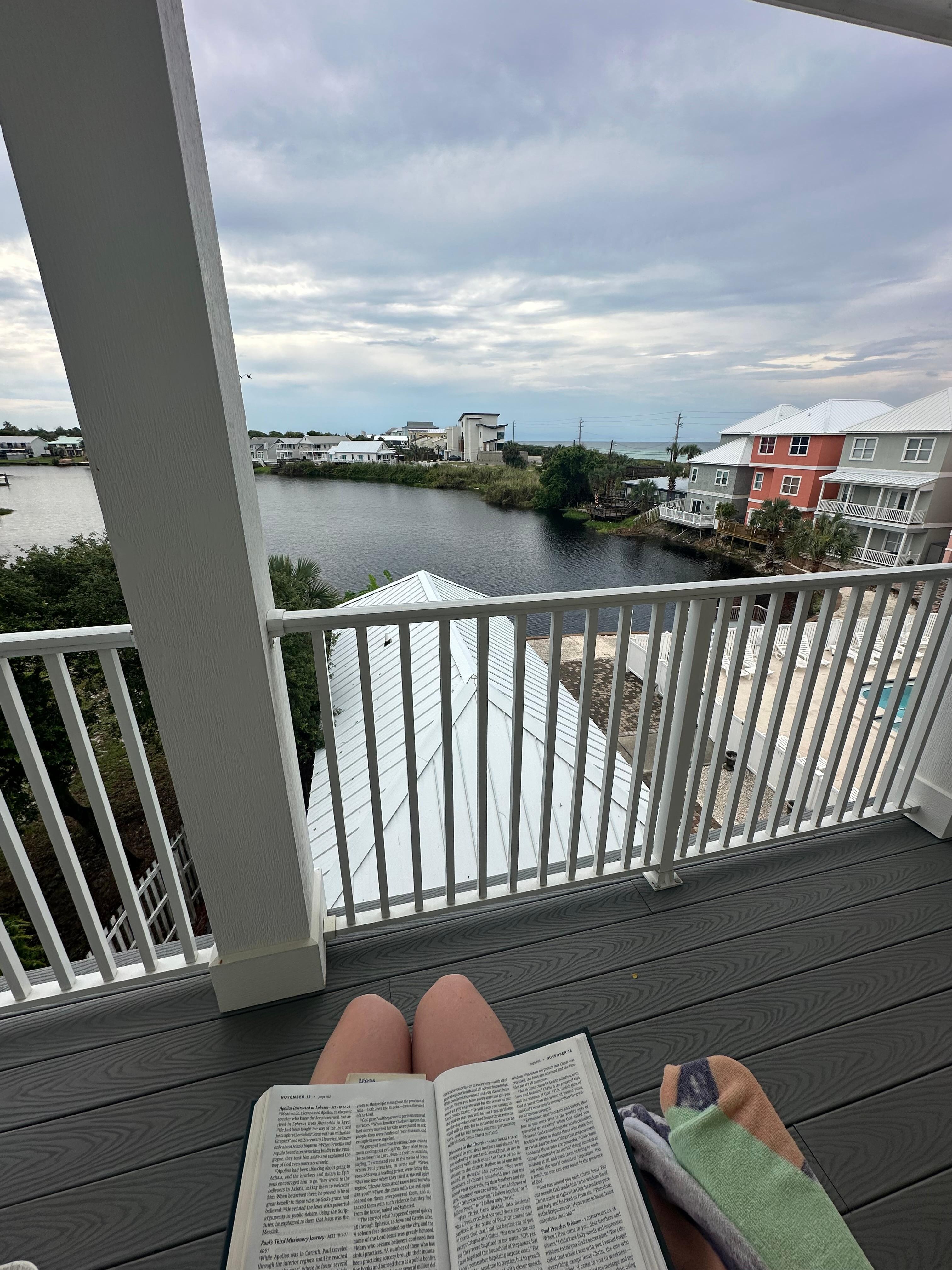 3rd floor balcony. Accessible by room and by the living area on the 3rd floor.