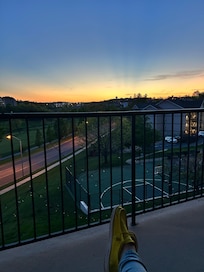 Nice sunsets over the golf course view