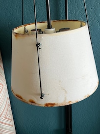 Has you seen this photo? The main source of light for the room was a rusted lamp. For the price that I paid for the room I should not have seen anything like this.