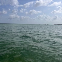 On the water