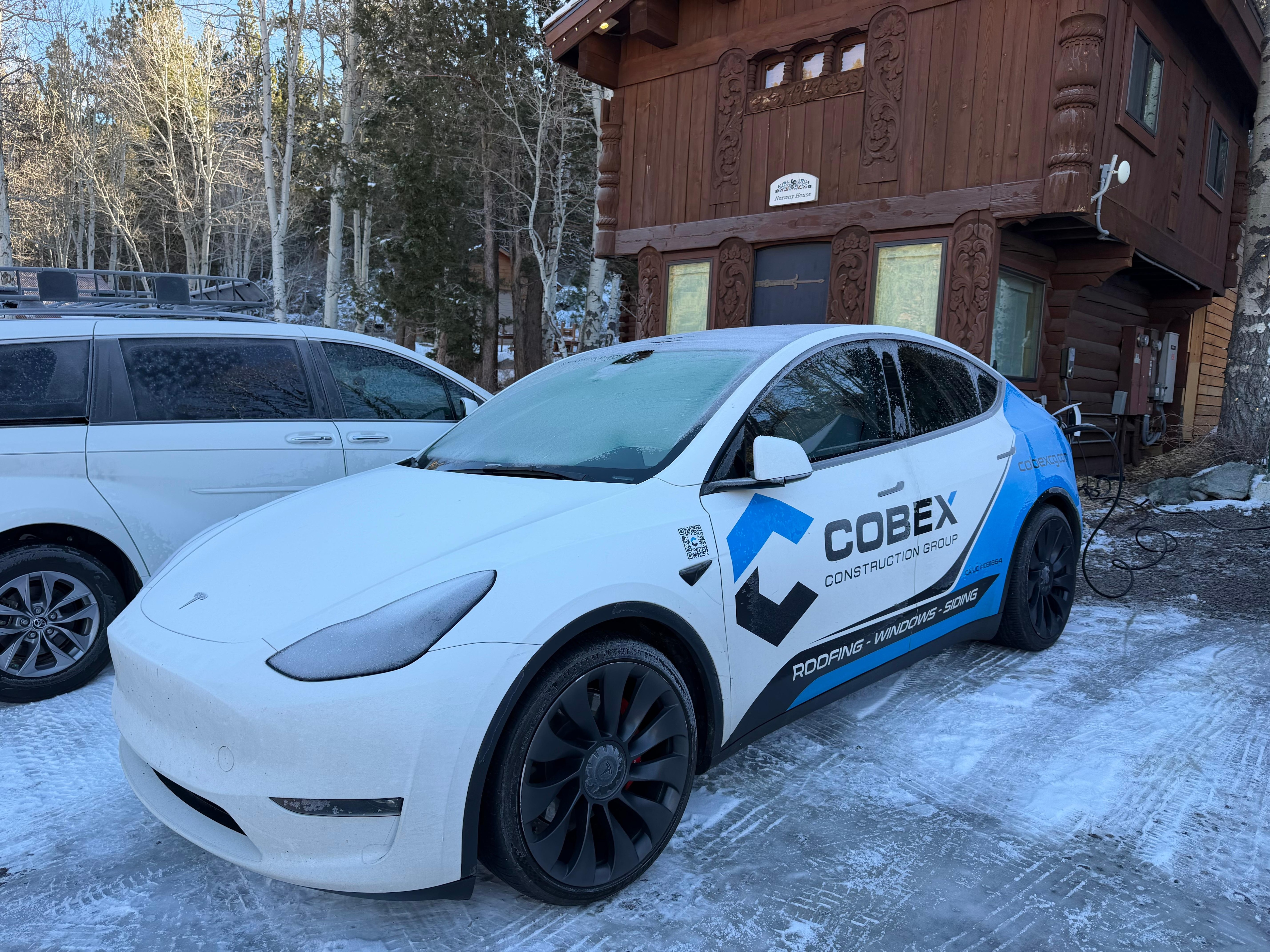 2 Tesla charging stations at hotel. One for older teslas as well