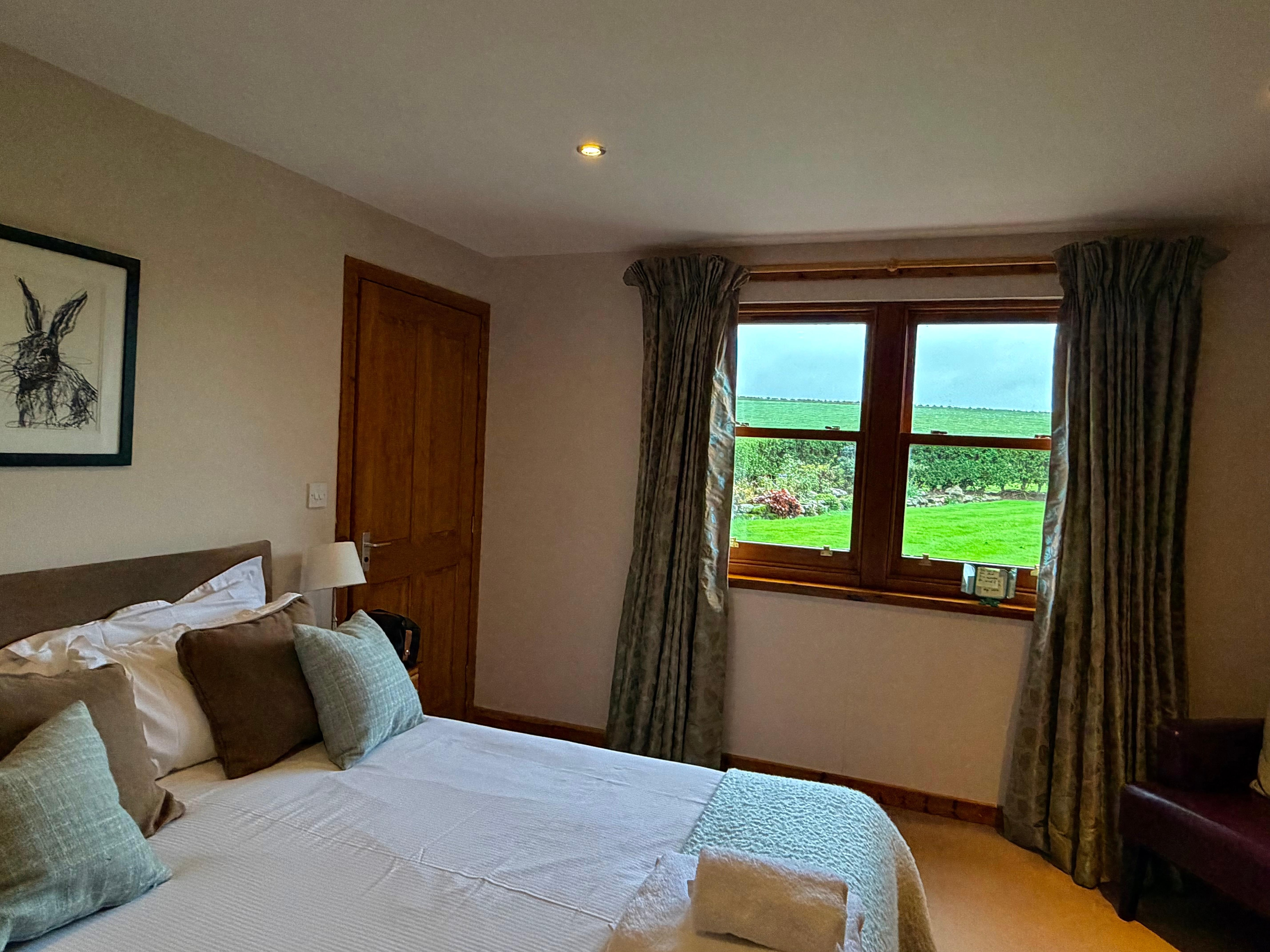 Cozy comfy, and a lovely view