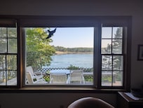 Lovely view right out the dining room and living room