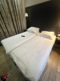 Two single beds instead of a double