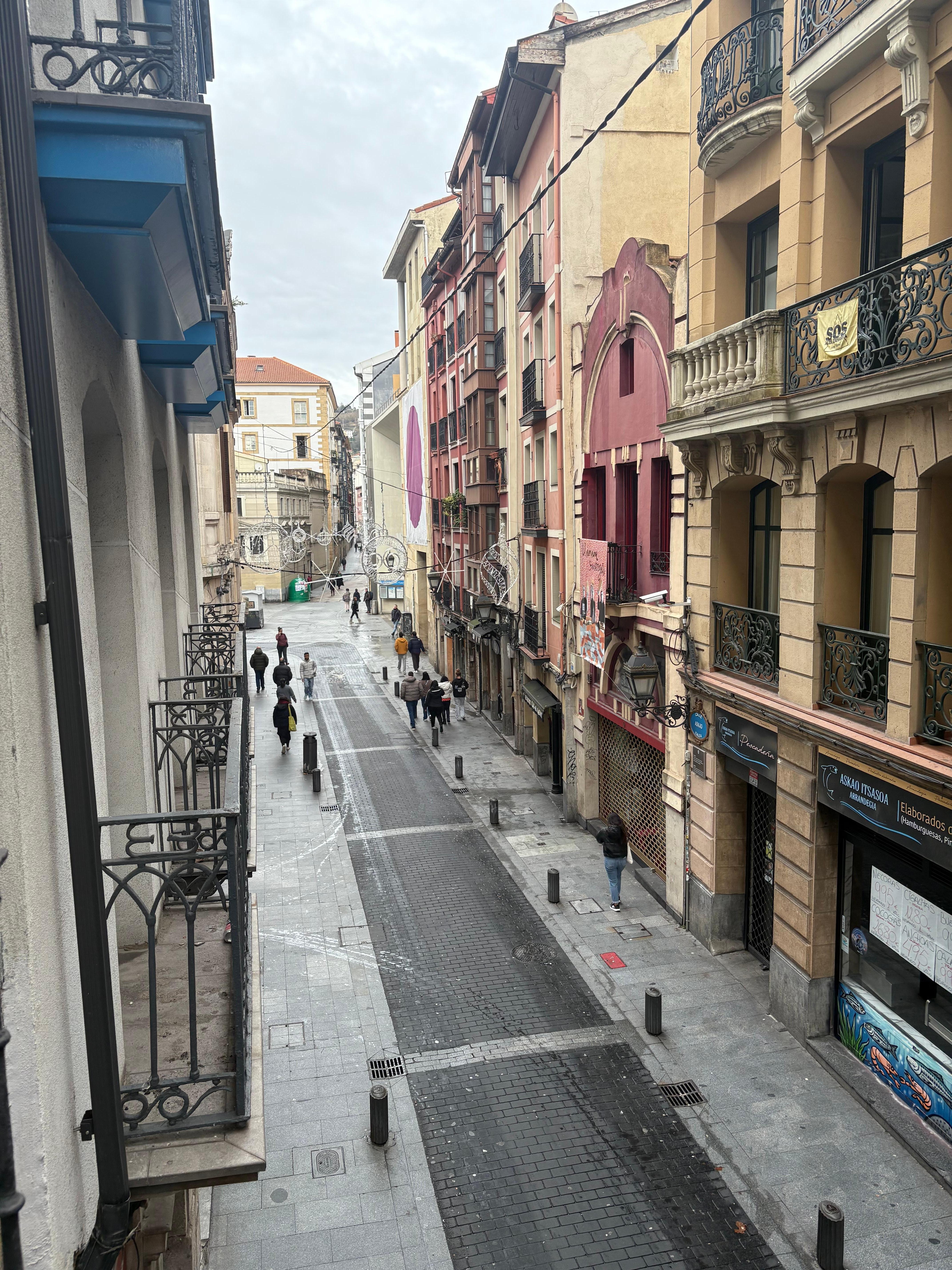 View to left from balcony (metro station)