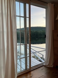 View from double bed.