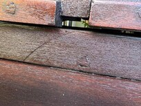 Closed window with big gap