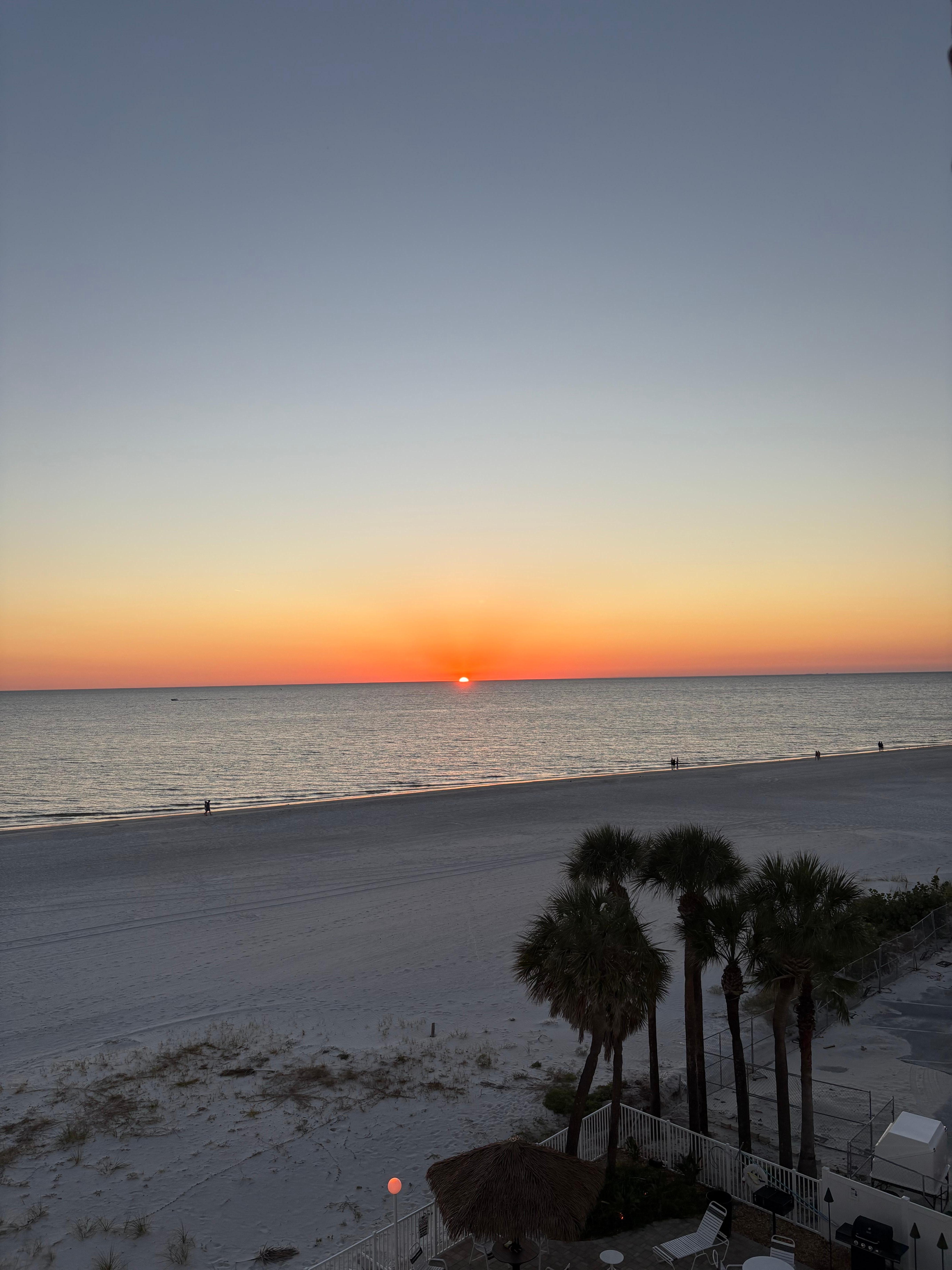 Sunset from balcony 