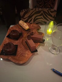 Dessert at the Blue Nile hotel dining area.