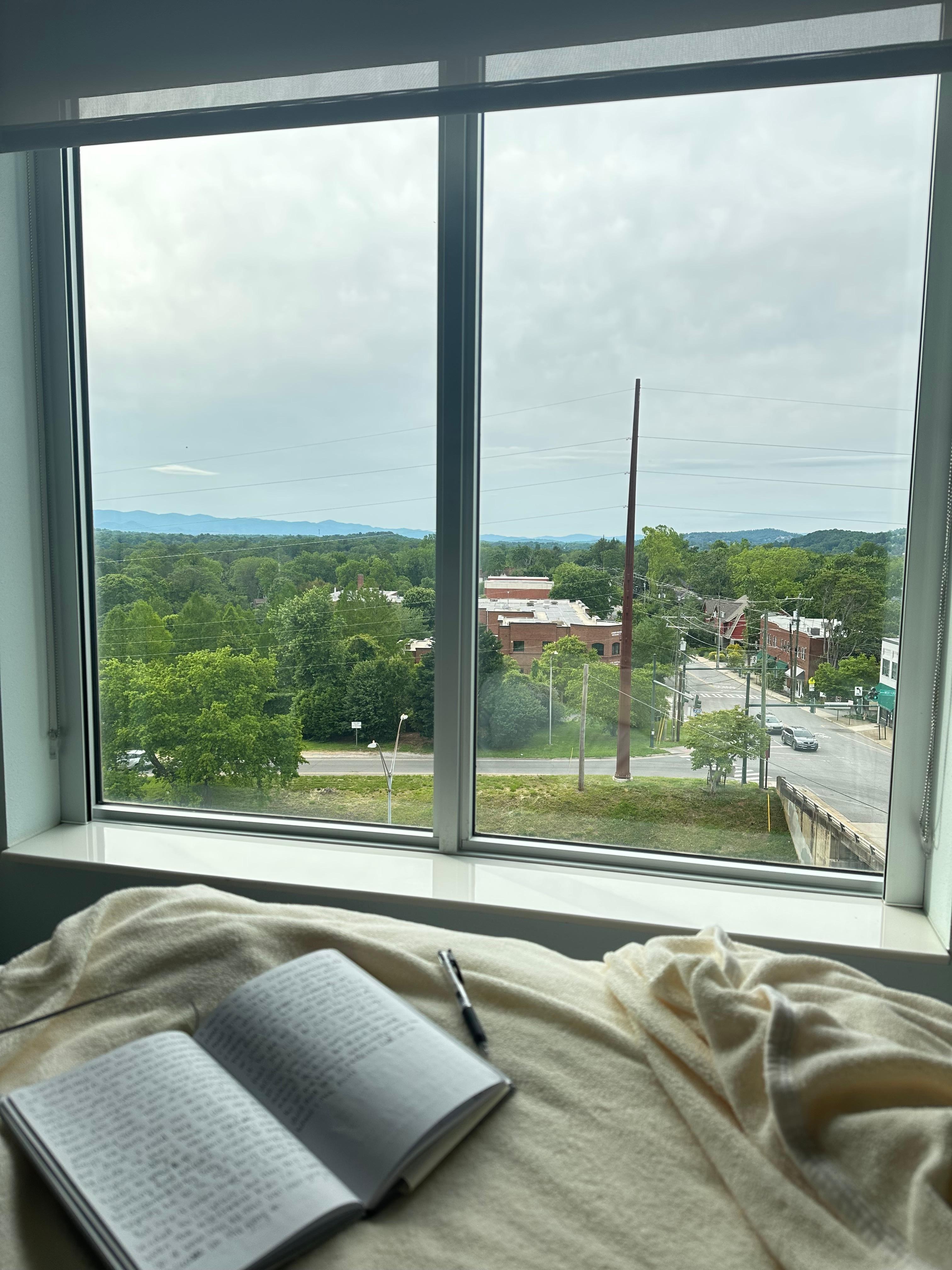 Window view from bed
