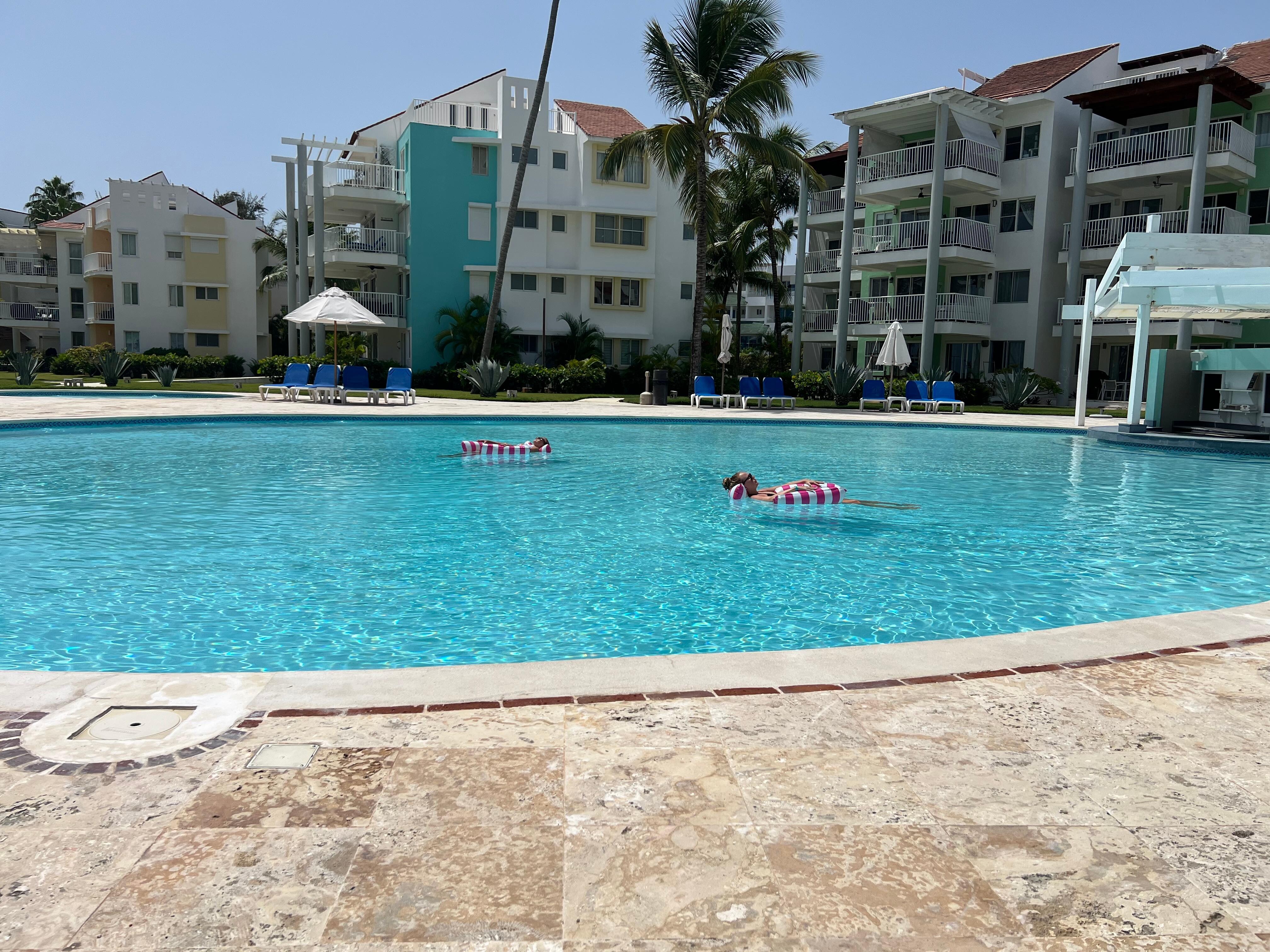 Swimming in the pool