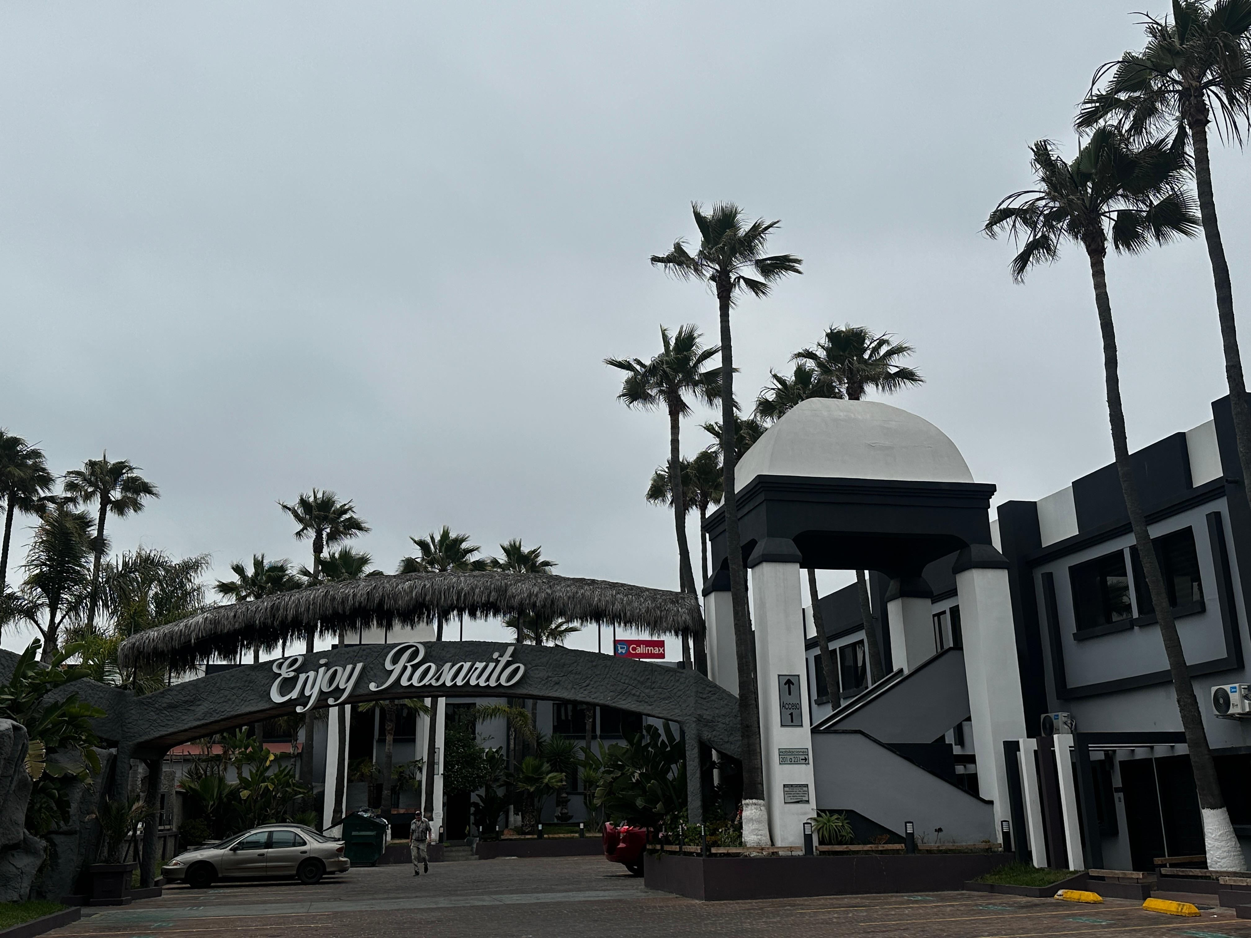 Hotel entrance 