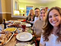 Our little family enjoyed an early Thanksgiving feast and felt very much at home.