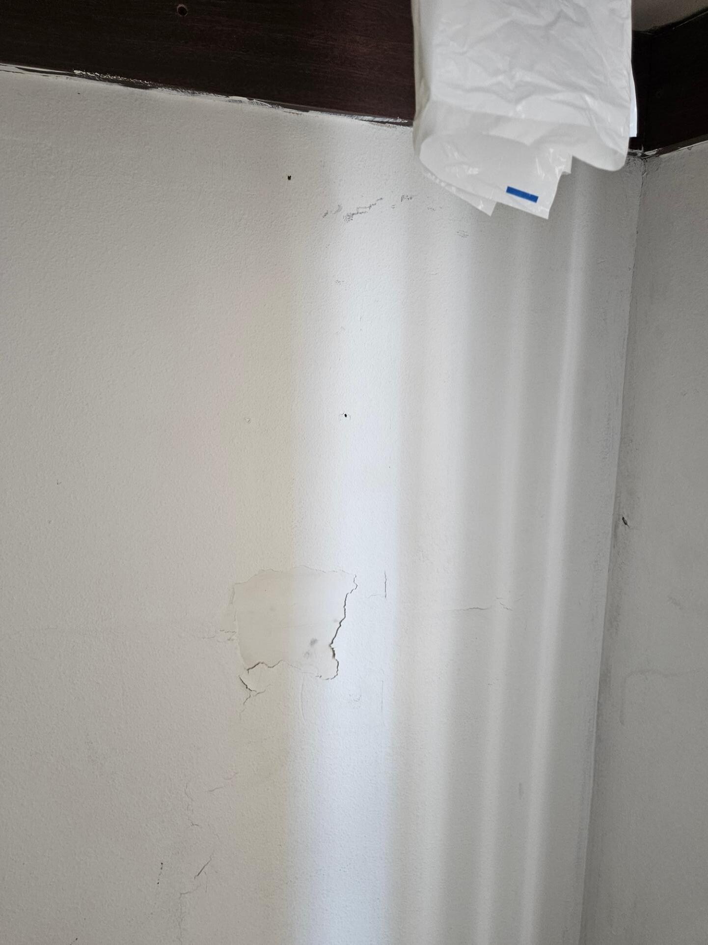 Inside closet