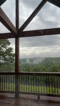 Beautiful view on a rainy day.