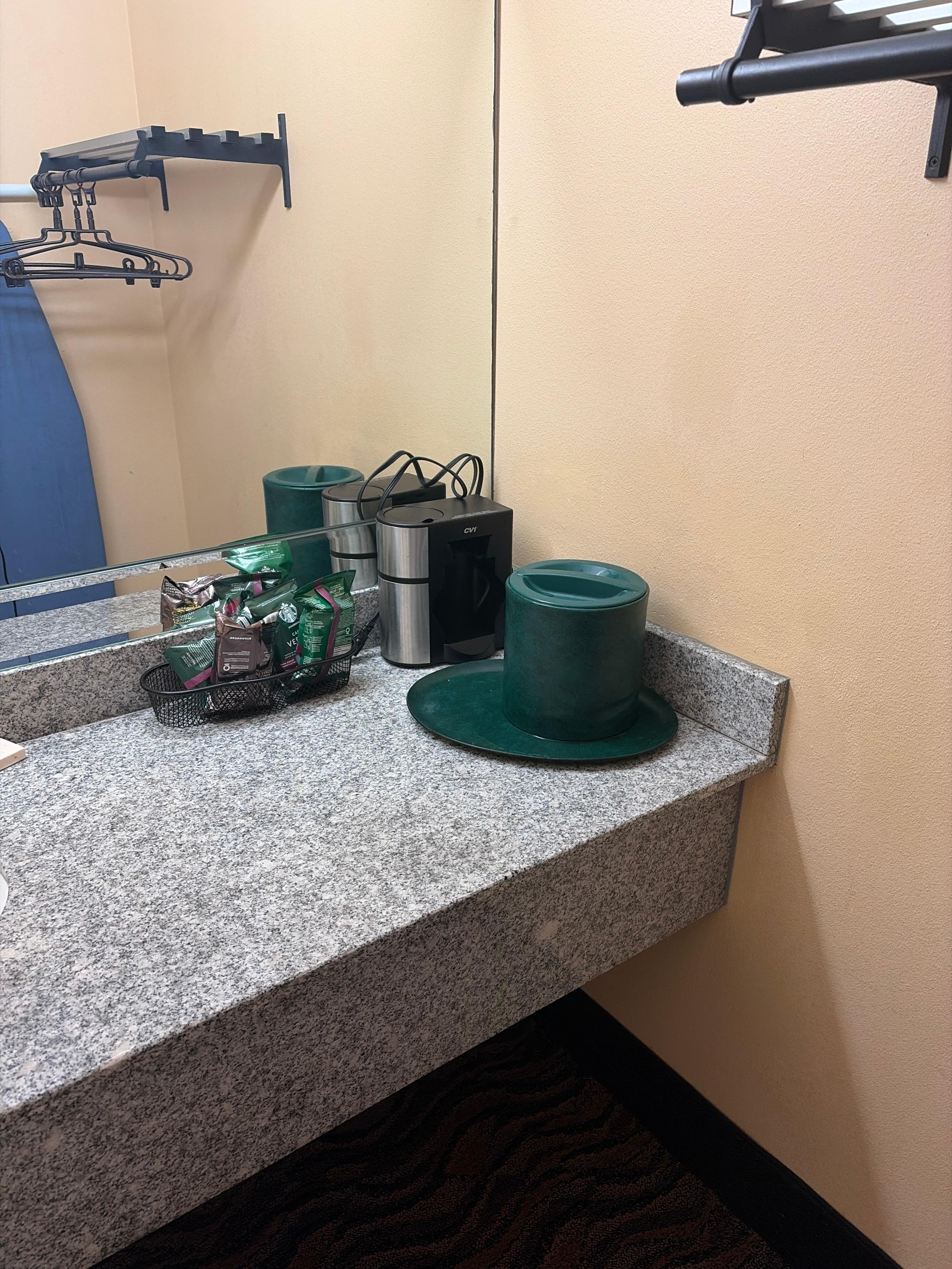 Coffee maker & Starbucks coffees