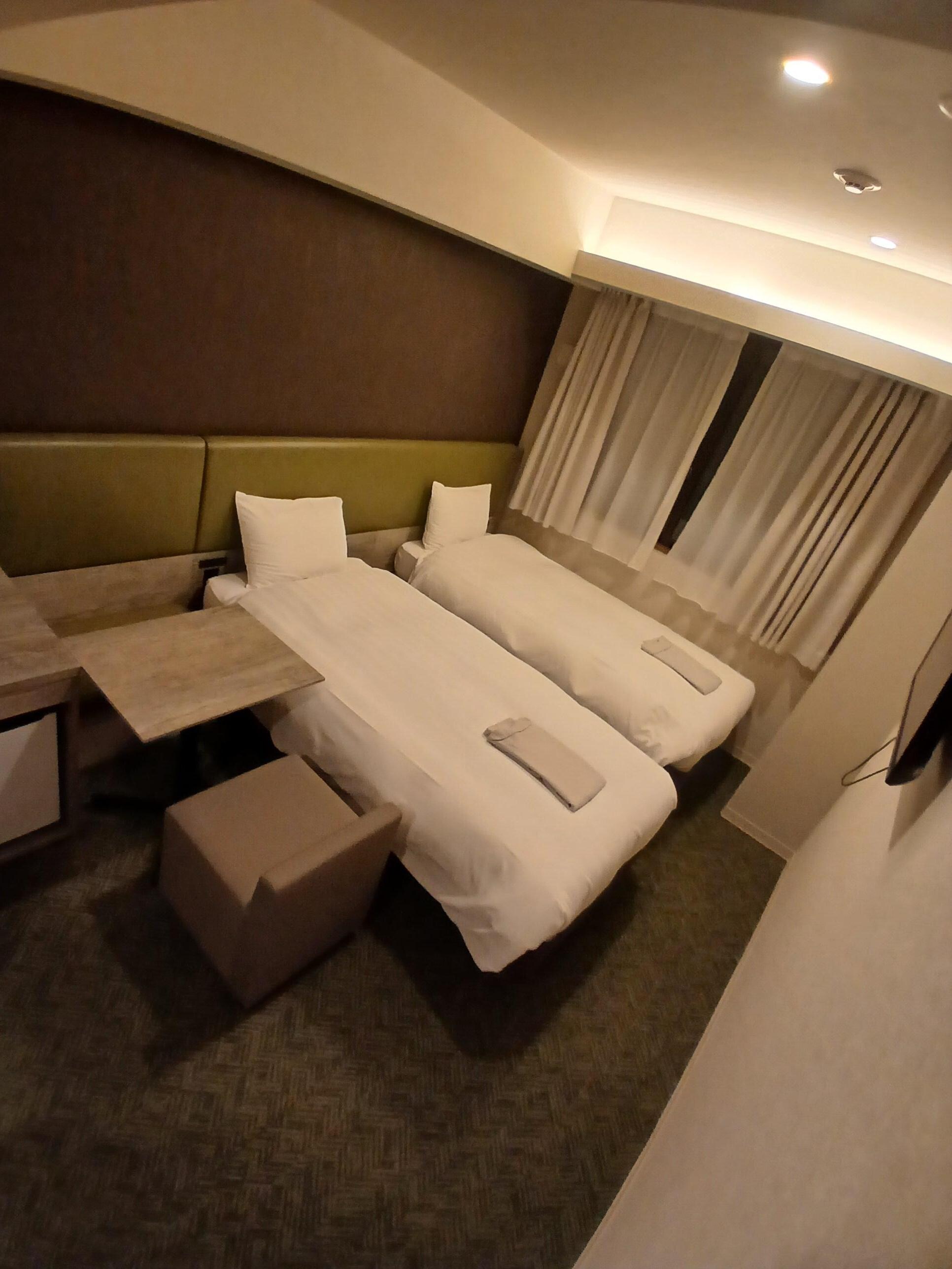 This was the room I was given for two adults and two children. 