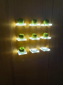 Apples in the hallway