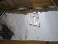 Crap buildup outside window