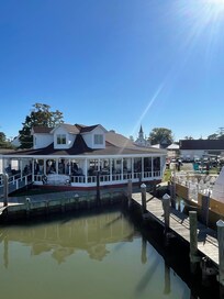 Docking at Smith Island.