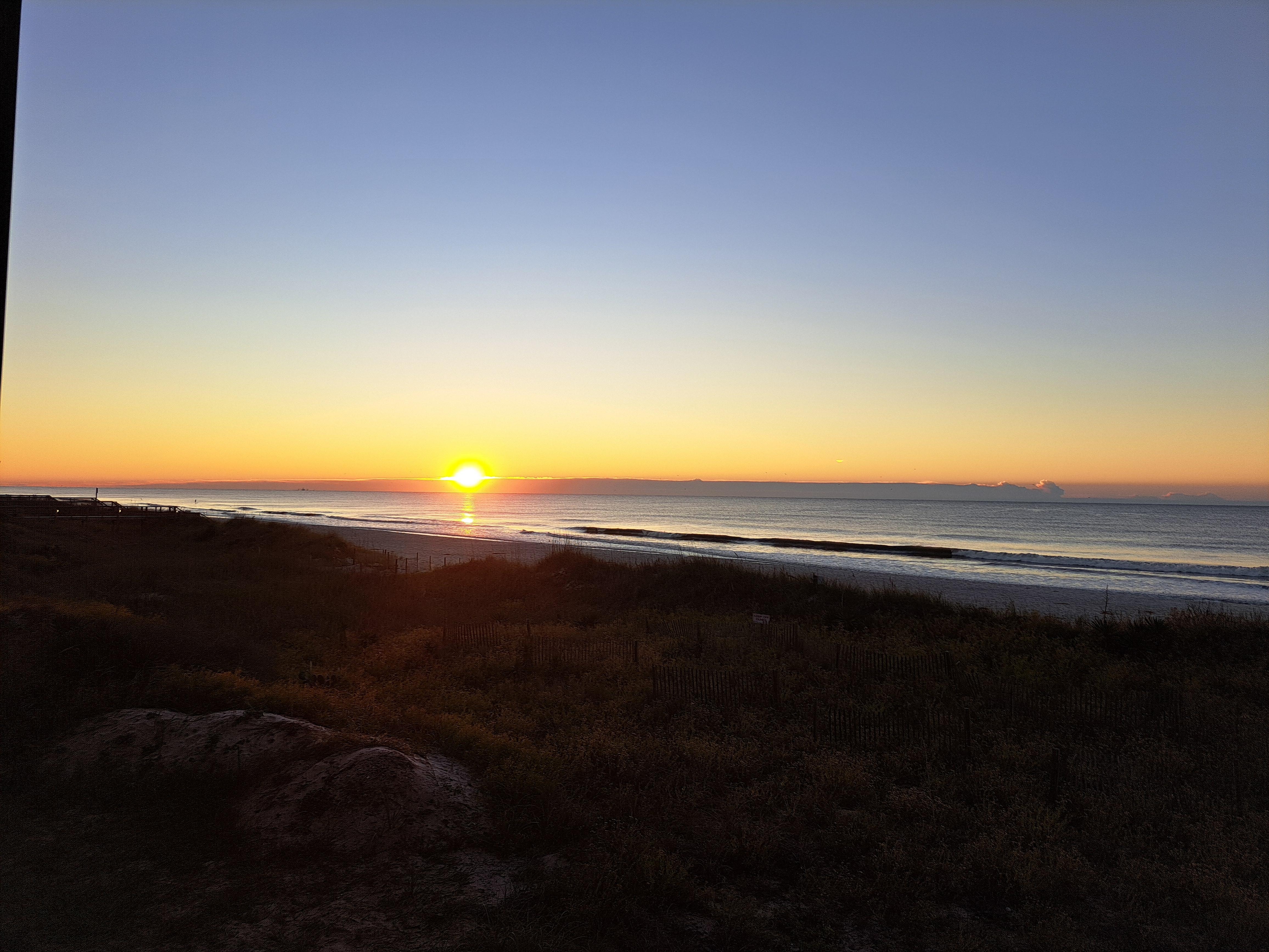 Sunrisefrom the balcony 