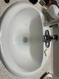 Clogged sink