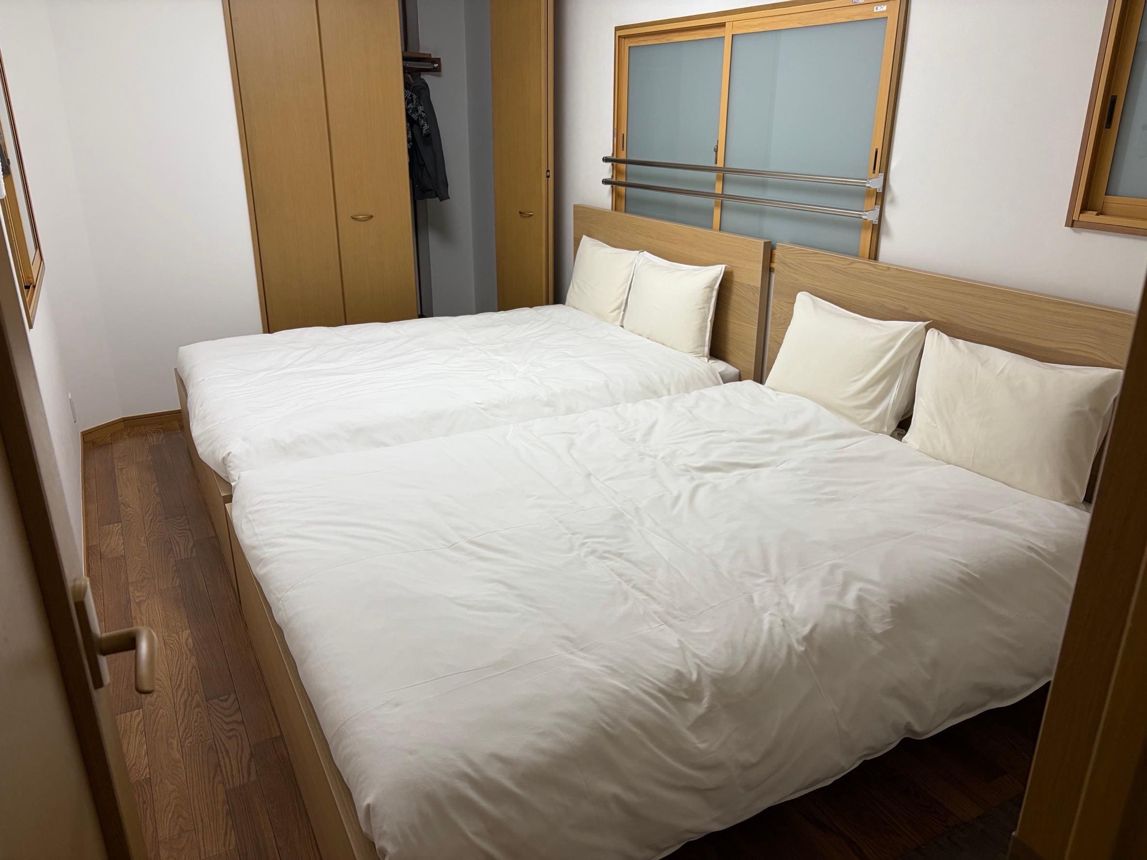 孫たち3人とママと楽しく広々と眠る事が出来ました。