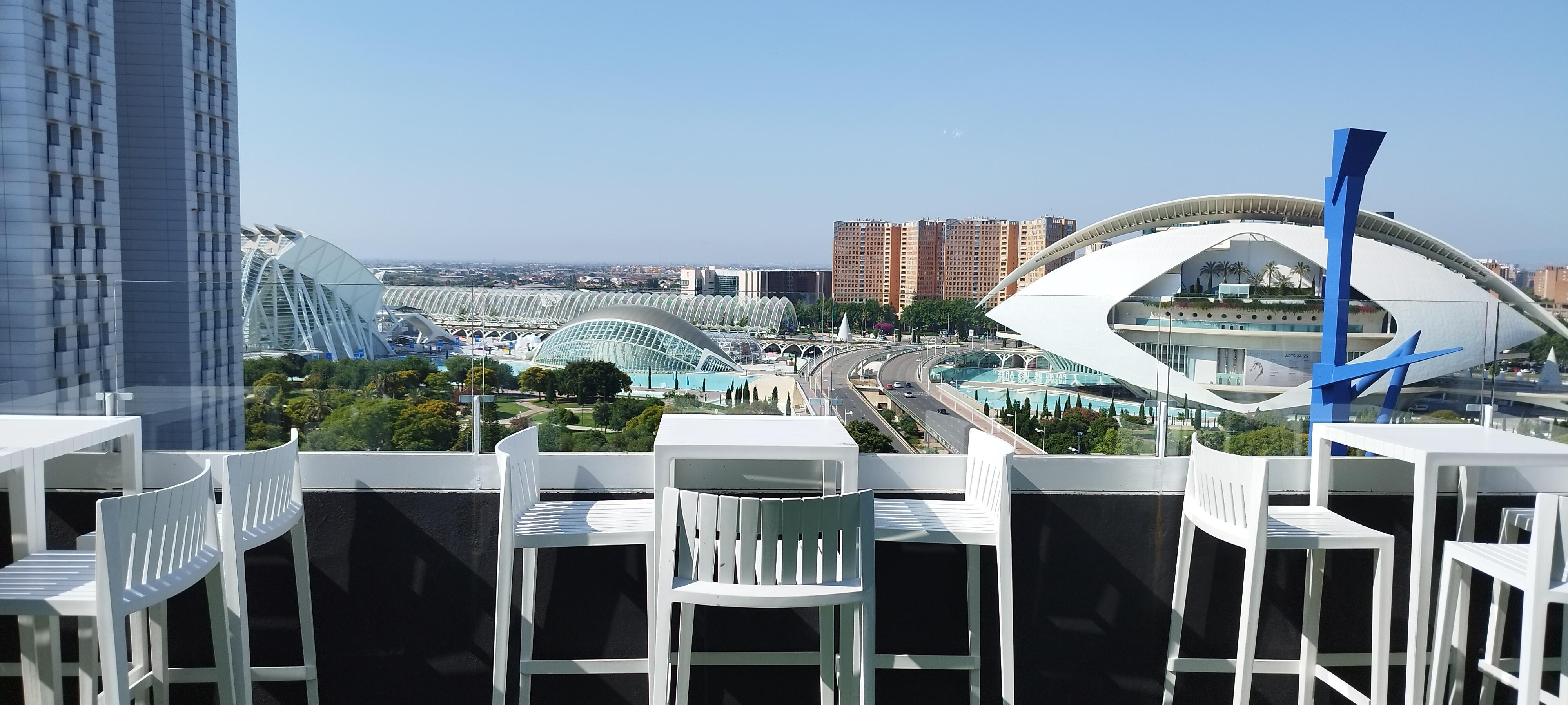 Vista desde la piscina 