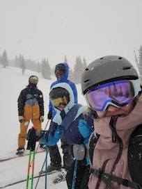 Enjoying "pow day"