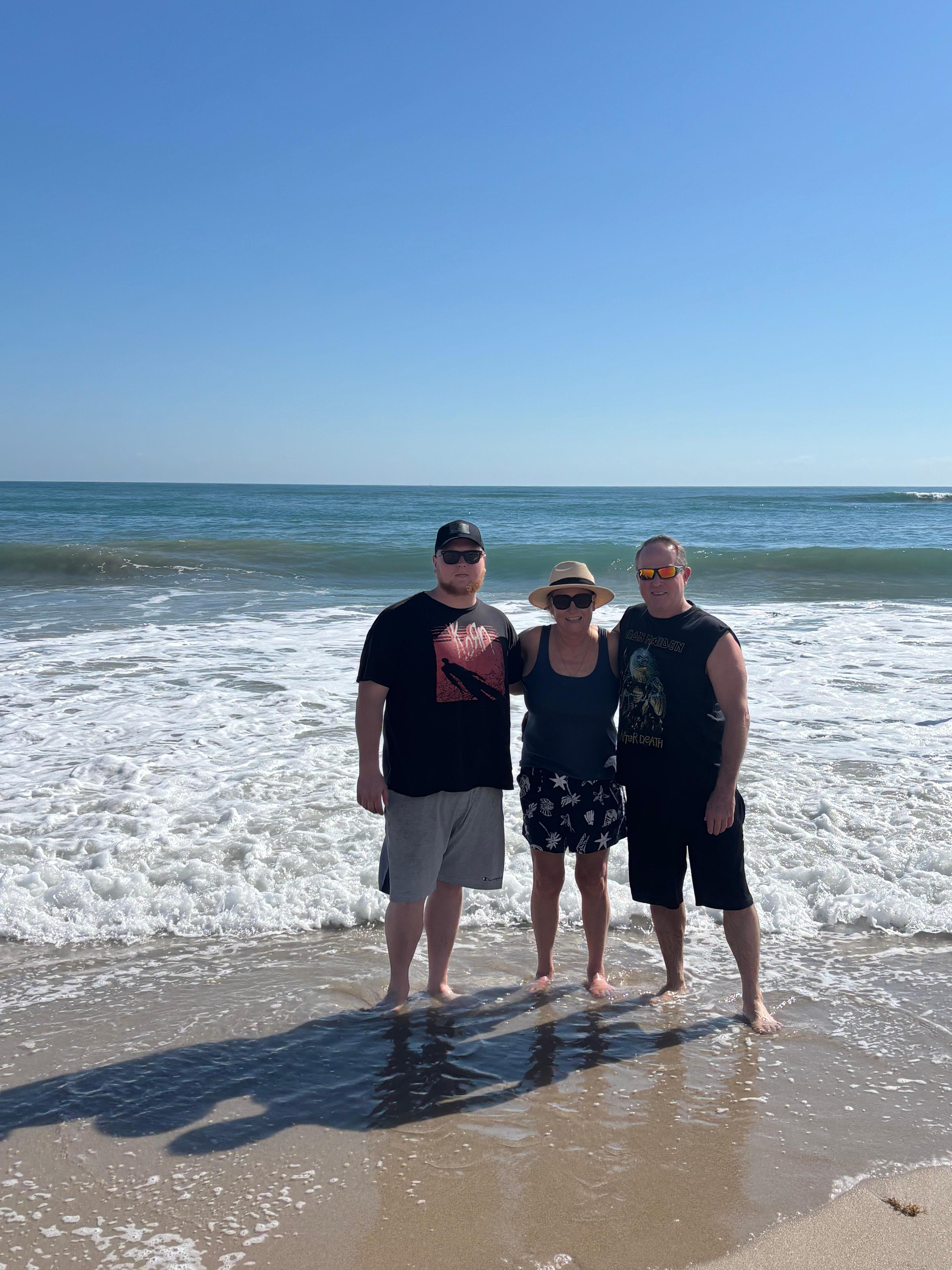 At the beach 10 minutes away