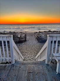 Sunrise across the street.