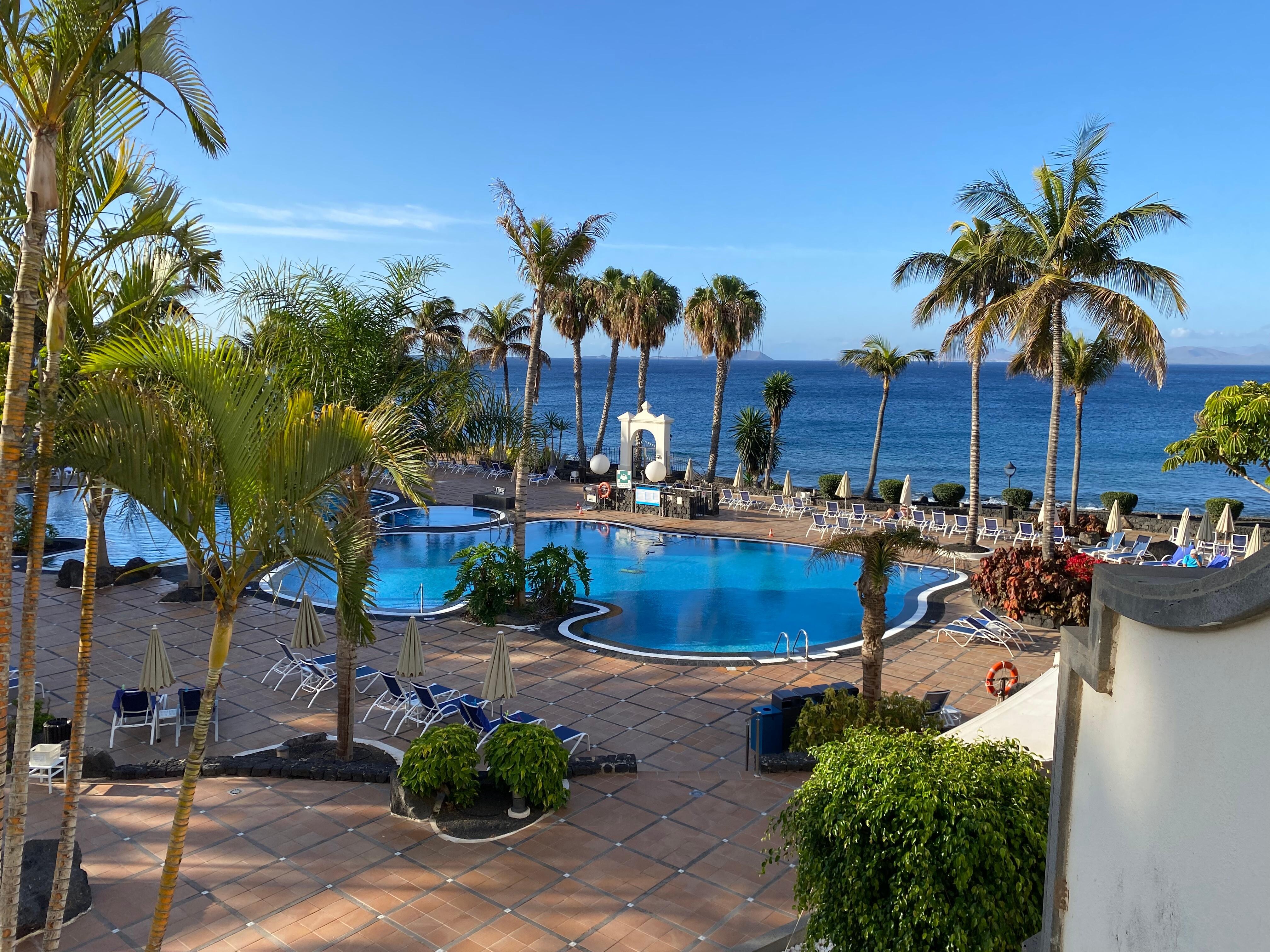 View from our balcony