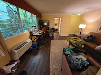 A wonderful space to dump all your bags out and reorganize for the flight home.