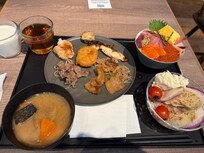 朝食です。
どれも美味しかったです。