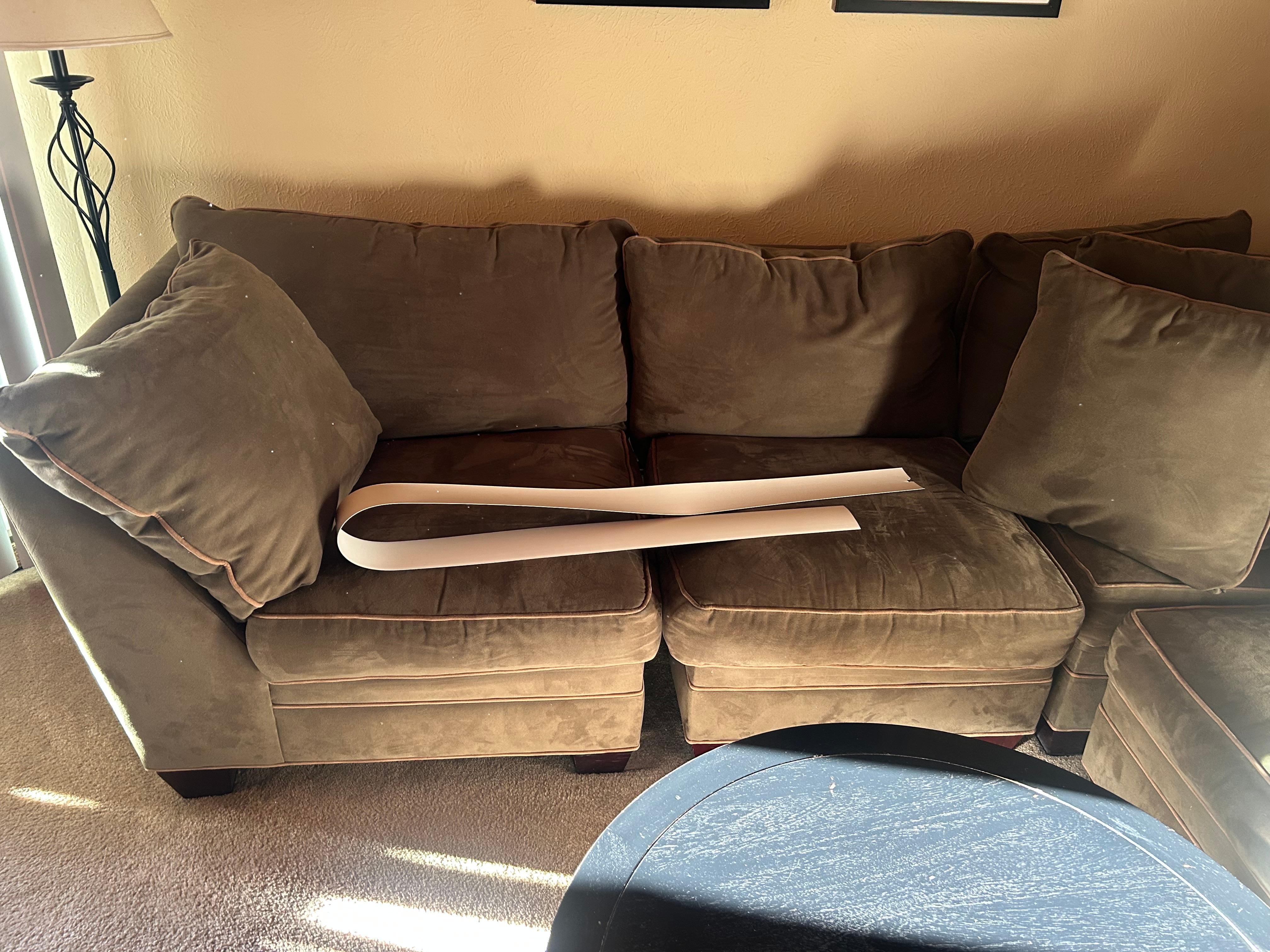 Slat broken out of the blinds when we checked in. Texted to mgmt company. No response ever received 