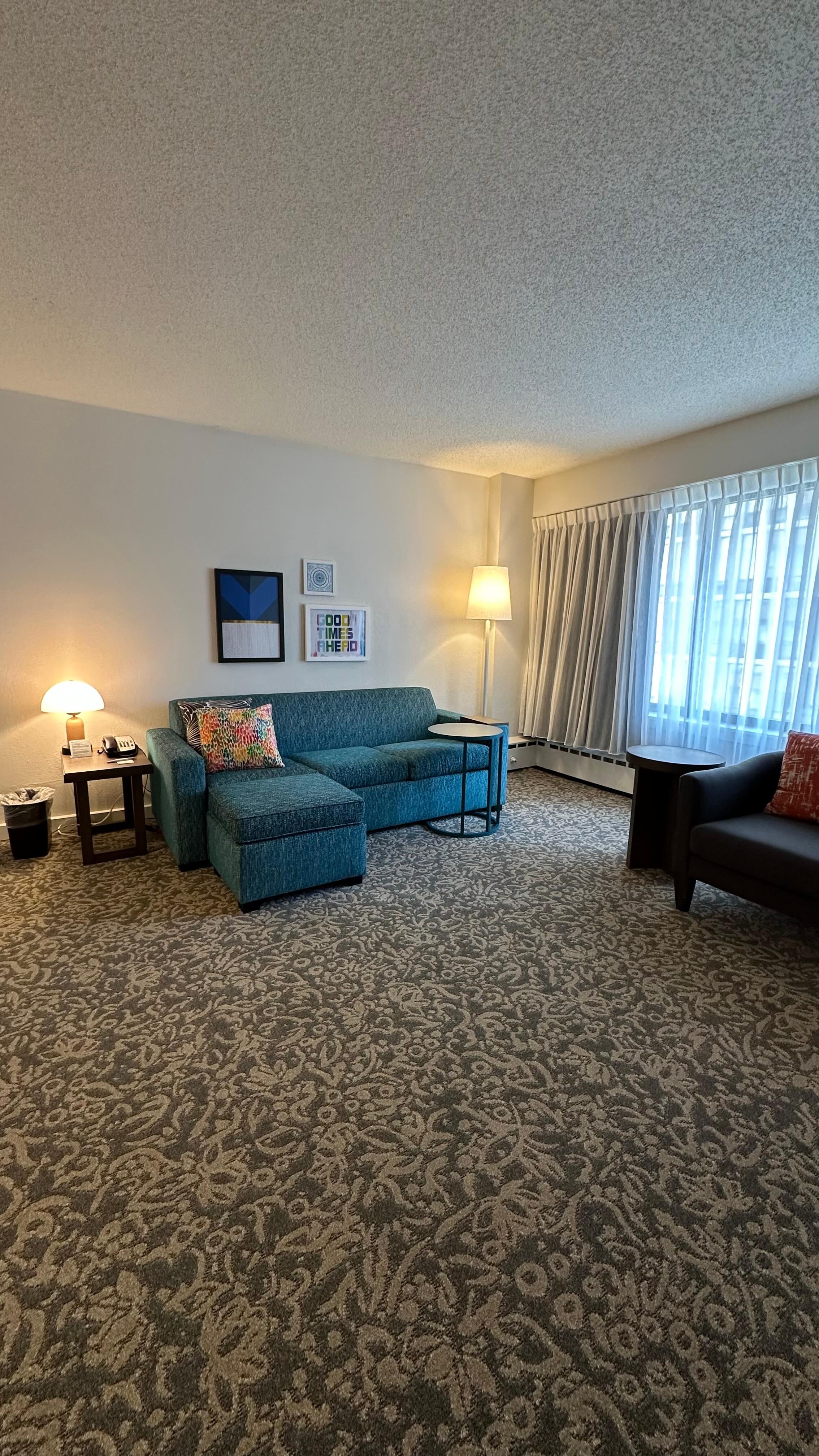 Nice living room with sofaBed