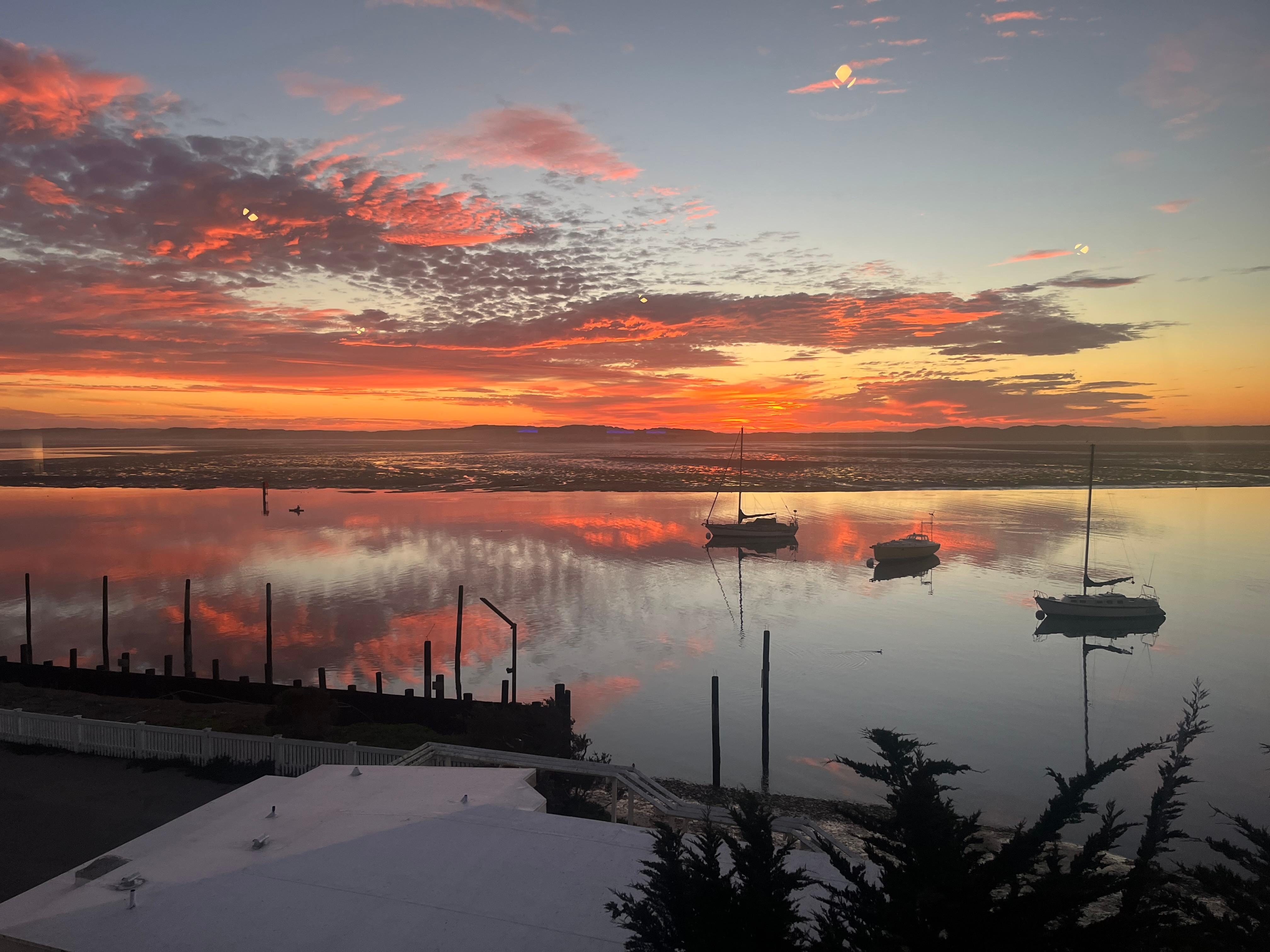 Sunset view from bar 