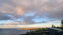 Rainbow from upper deck