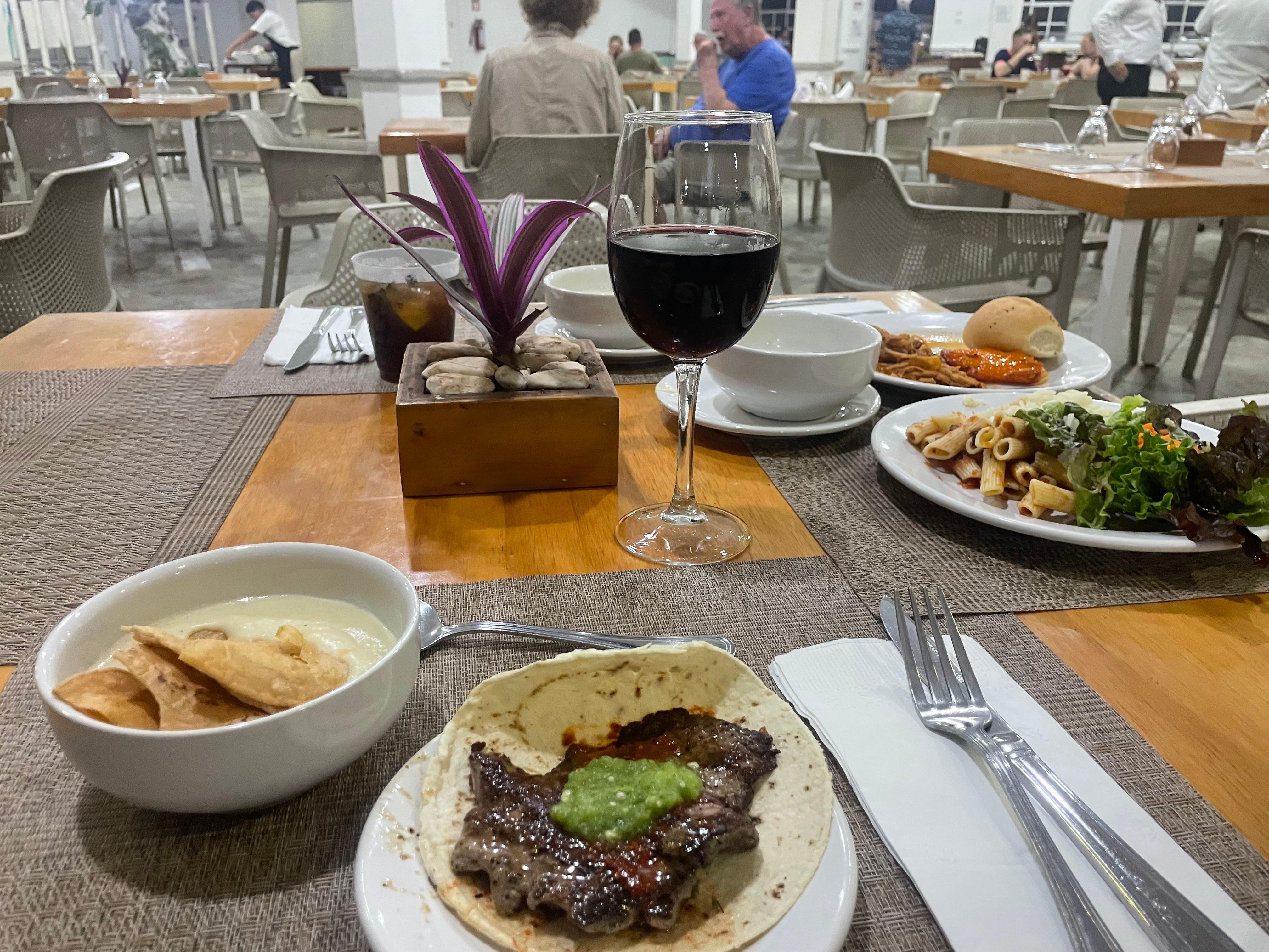 The “cafeteria” Girasoles had everything you could ever need. 