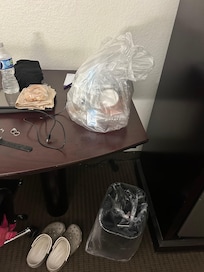 Trash gathered, but not removed