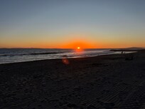 The view in the evening.