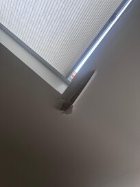 Water leaking in through rain storm